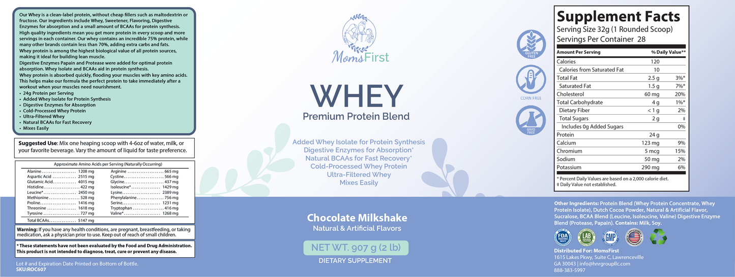 Whey Protein- Chocolate Milkshake