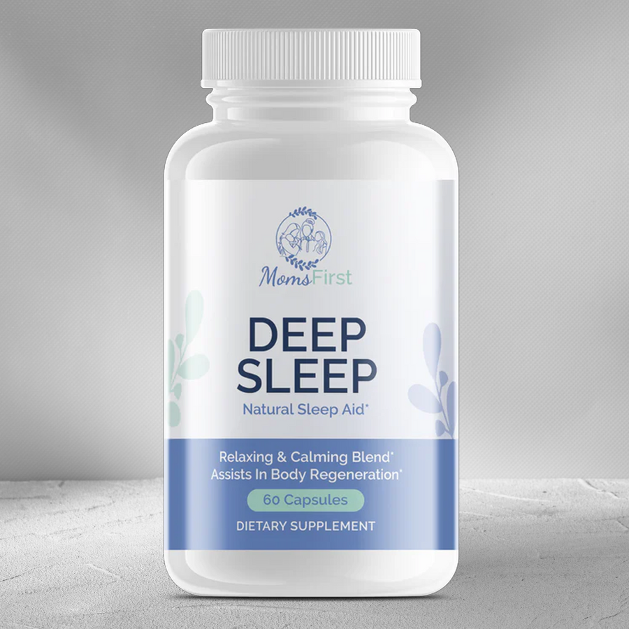 MomsFirst Deep Sleep supplement bottle