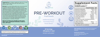 Pre-Workout Fruit Punch
