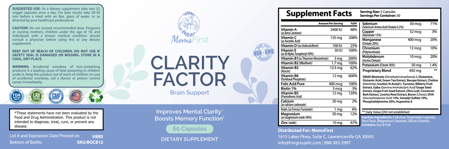 Clarity Factor Brain Support