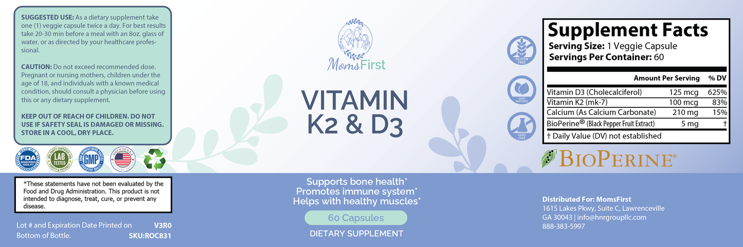 Vitamin K2 & D3